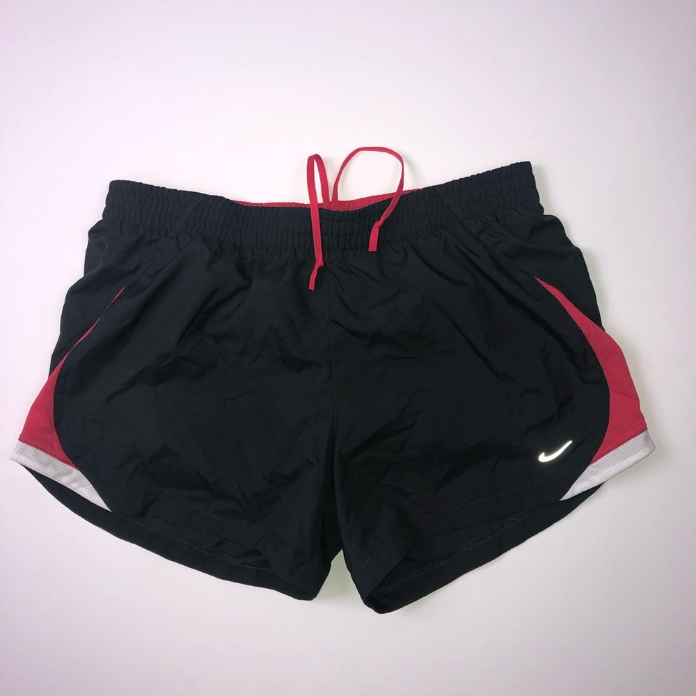 Nike Gym Shorts In Black with Pink Size M
